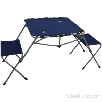 Ozark Trail 2-In-1 Table Set with Two Seats and Two Cup Holders   554216965